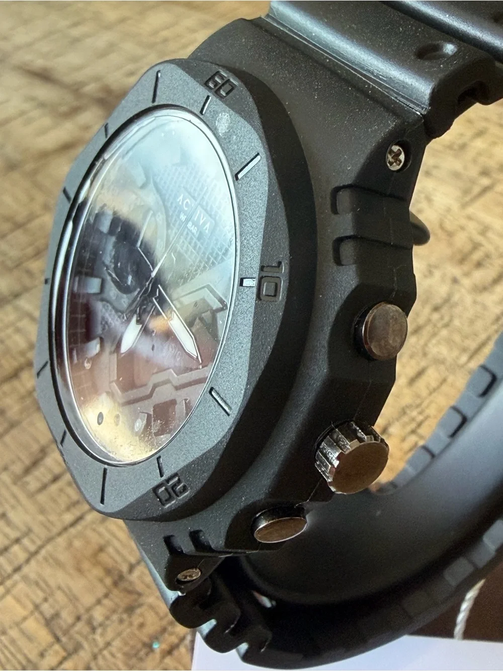 New in Box ACTIVA x Invicta Hybrid Watch 48mm - Sporty Digital Analog, 30M WR